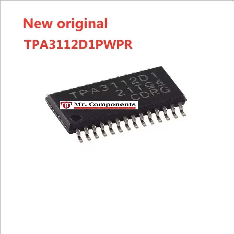 5PCS TPA3111D1PWPR TPA3112D1PWPR TPA3113D2PWPR TPA3111D1 TPA3112D1 TPA3113D2 HTSSOP-28 Mono Class D audio amplifier New