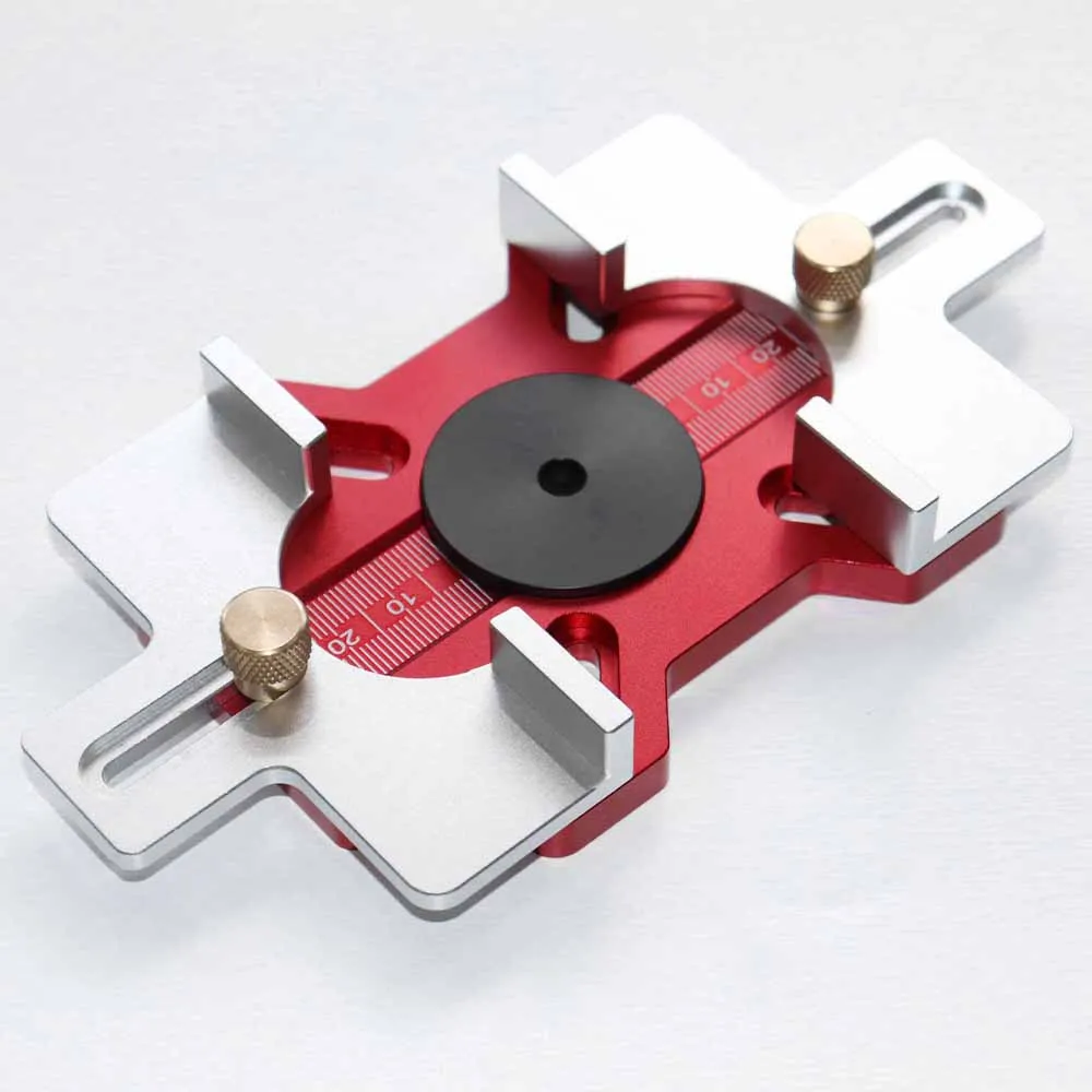 

Woodworking 2-in-1 Slotted Positioning Plate Aluminum Alloy Drawer Handle Punching Template Wood Convenient Cut Auxiliary Tools
