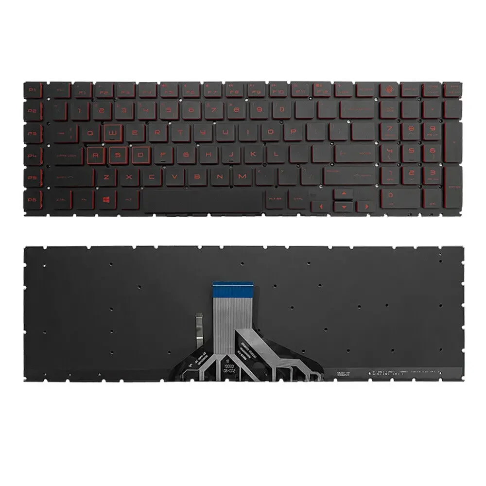 A=For HP OMEN 5 PLUS 6 Plus 17-CB TPN-C144 Laptop Keyboard Backlit Keyboard