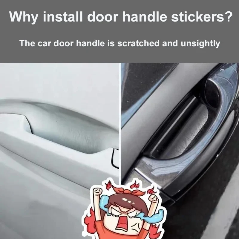 

Door Handle Cover For JAC T6 Parts Sollers ST6 2017 2015~2025 Car Protection Sticker Stainless Steel Decorative Auto Accessories