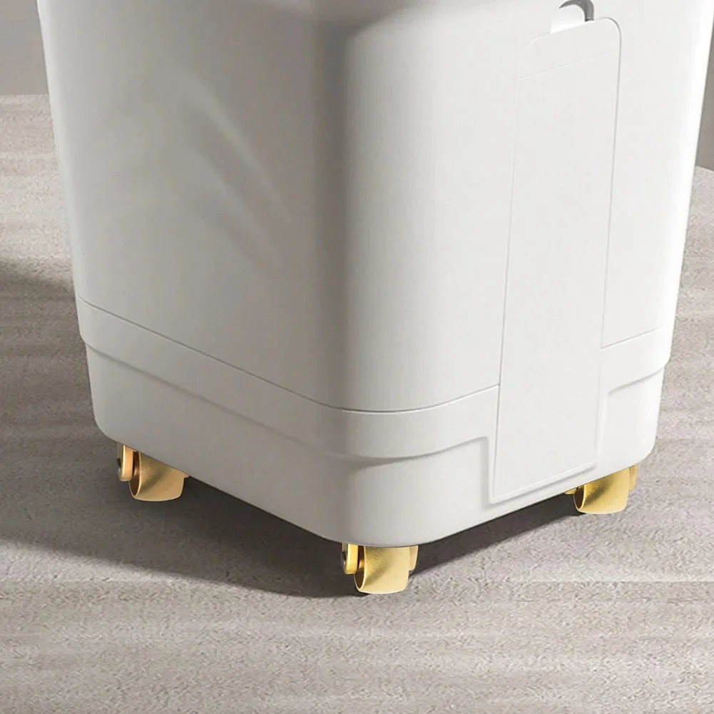 360 Degree Rotation Brass Caster Wheels Long-lasting Construction Perfect For Heavy Items 5.7*5.1*2.5cm For Coffee Tables