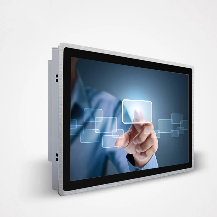 

21.5 inch front IP65 waterproof multi touch panel pc with android system