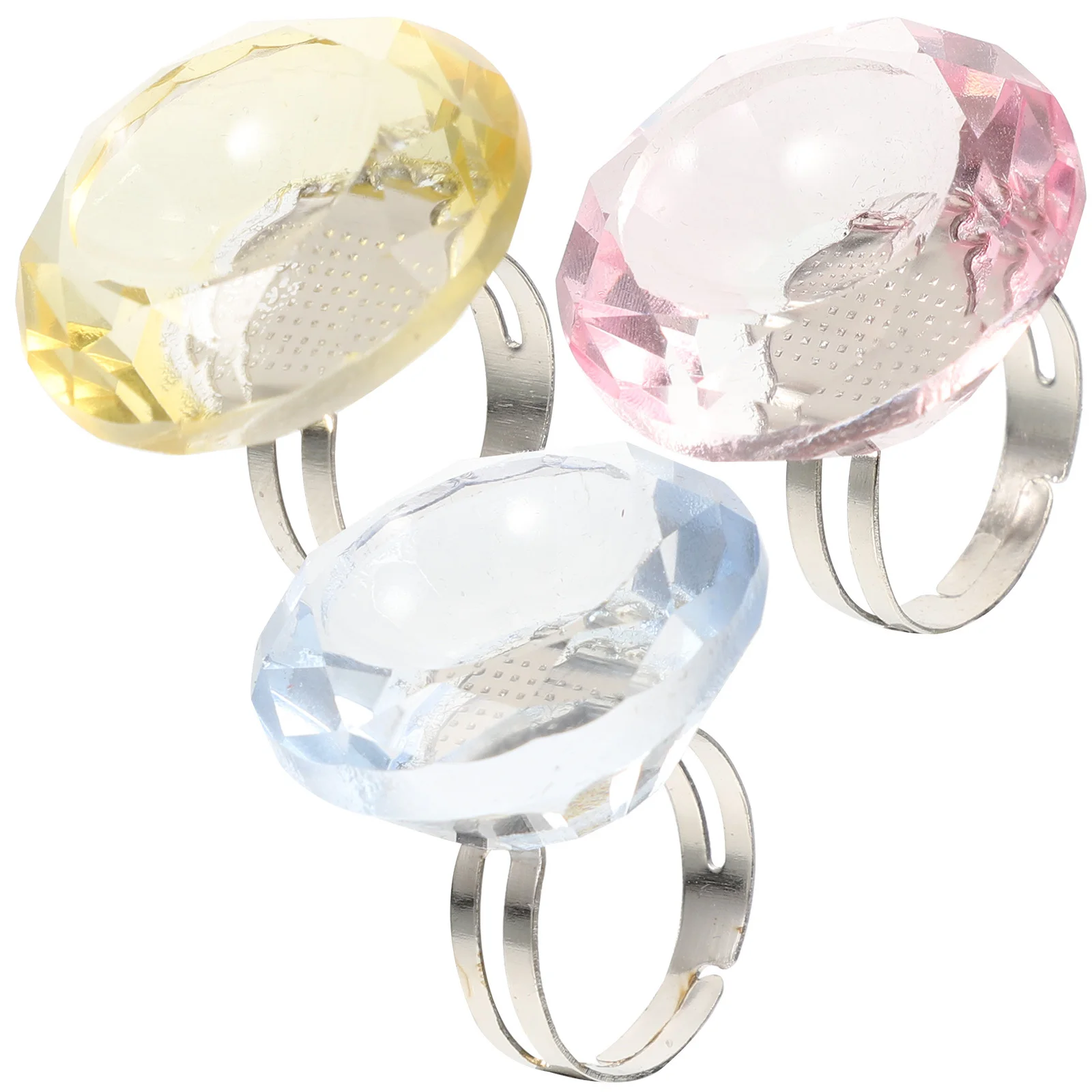 3 قطعة شكل حلقة رمش تمديد الغراء الكؤوس المحمولة خفيفة الوزن لاش حامل صالون ماكياج لوازم كاذبة لاش الغراء الحاويات