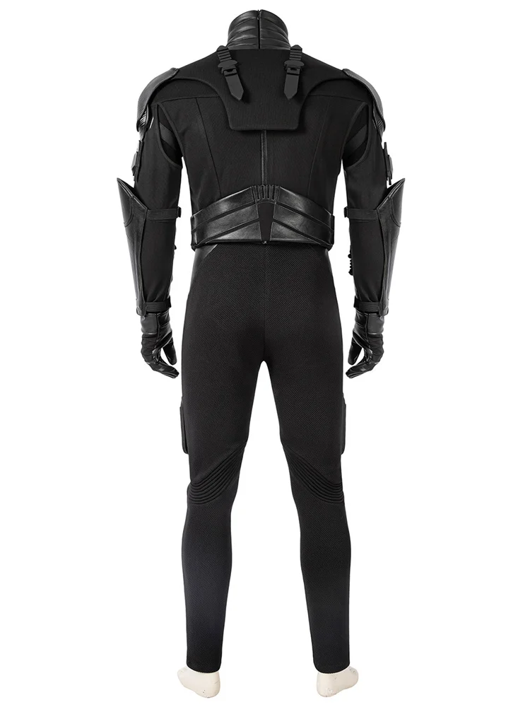 

The Boys Season 2 Black Noir Cosplay Costume Men Black Leather Jumpsuit Full Set Halloween Carnival Party Outfits