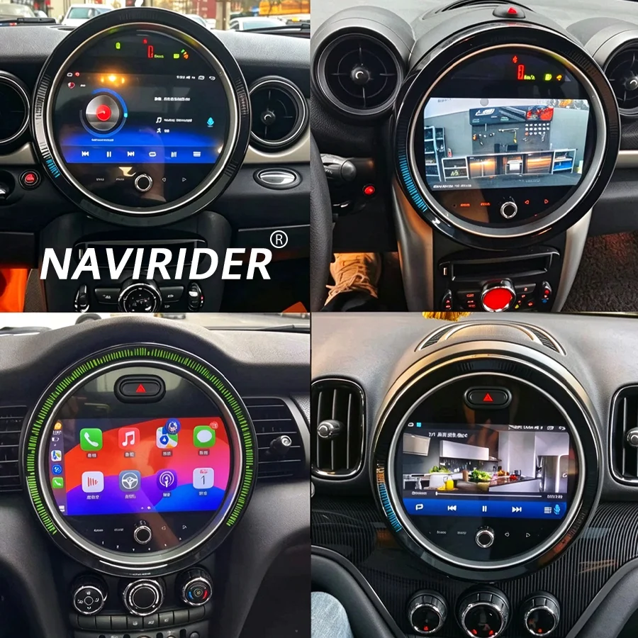 S 9Inch Screen Car Android 14 Multimedia Carplay Video Player For BMW Mini Countryman R60 Cooper R56 2006 - 2015 GPS Stereo Navi