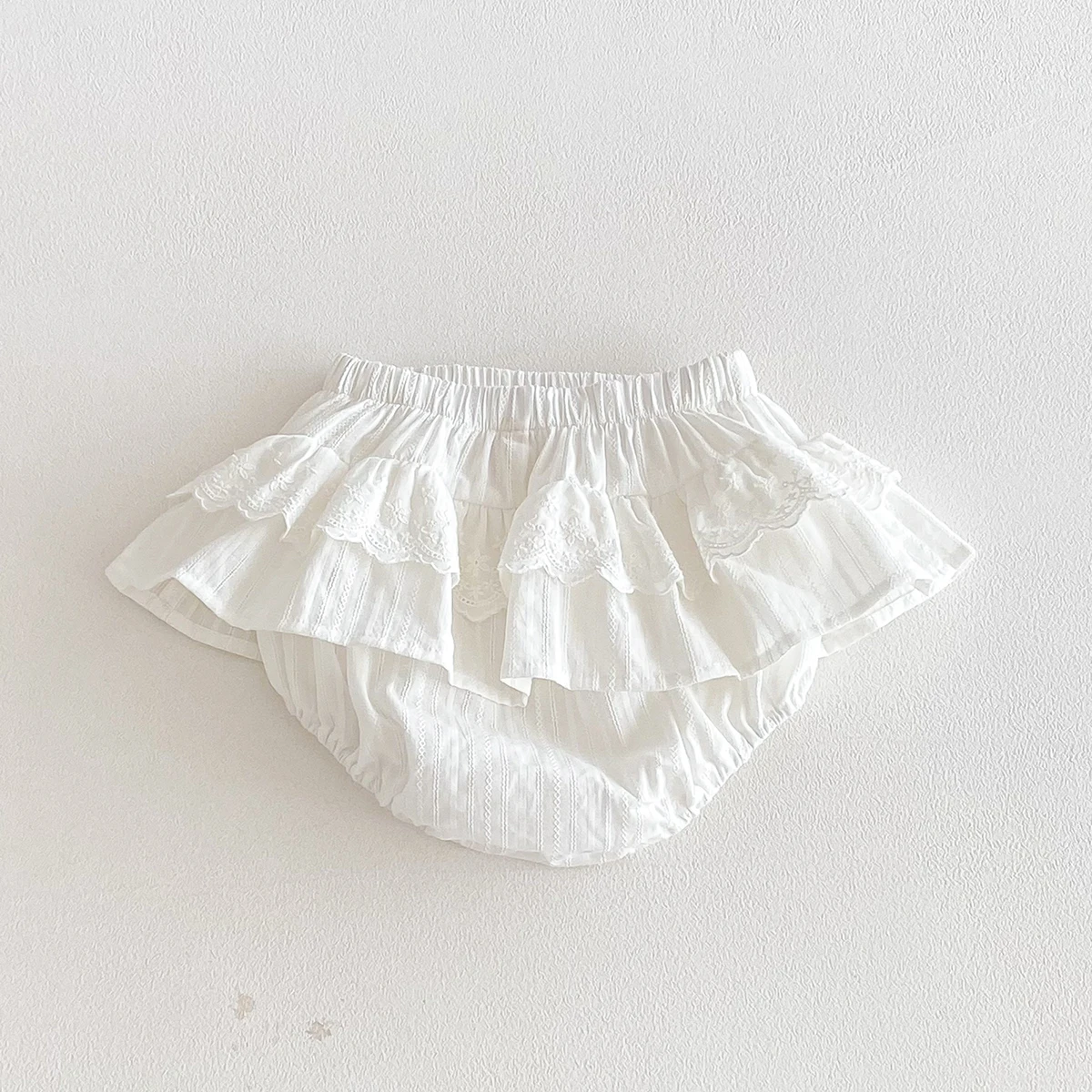 Baby Mädchen Rüschen Spitze Rock Shorts Kinder Stickerei Pettiskirt Kleinkind Tutu Rock Säugling Pumphose Kuchen Layeres PP Shorts 0-3t – Detail 6