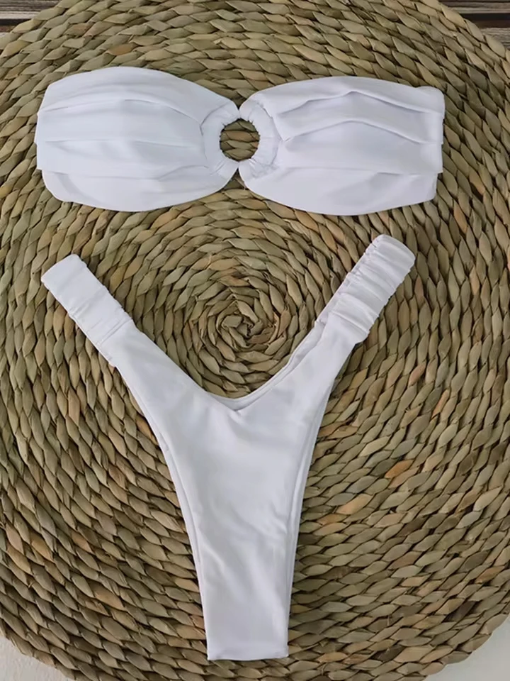 

Vzvn Thong Biquini Swimming Suits Beachwear Bikini Push Up Women Swimsuits 2026 Sexy Female Swimwear Brazilian Bikini Set