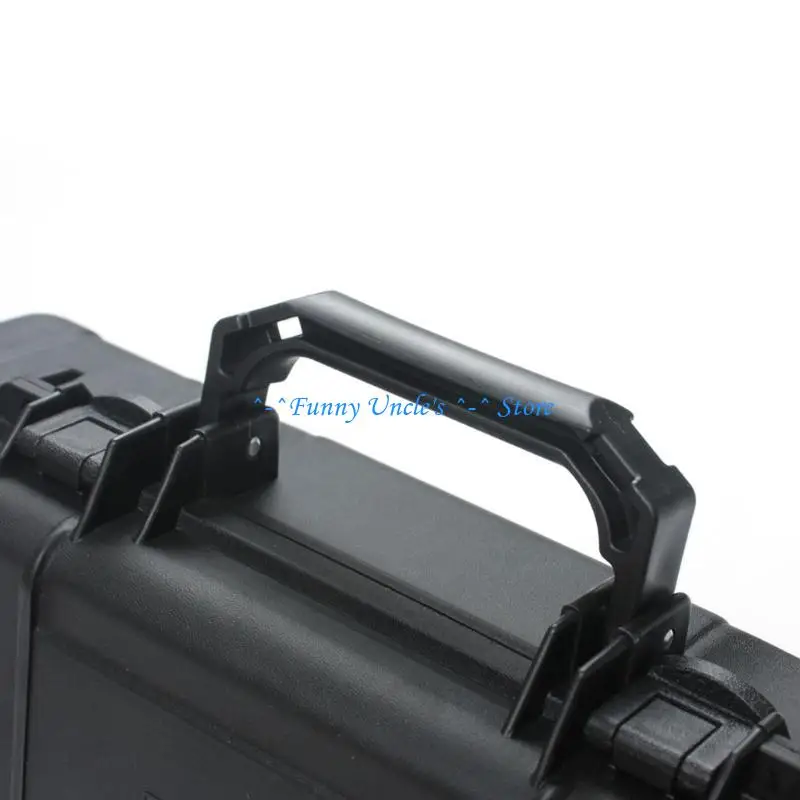 

E7CD Waterproof Shockproof And Sturdy Tool Box 305x165x105mm Gear Container With Foam For Outdoor And DIY Use