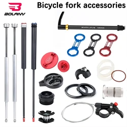 Bolany Bicycle Fork Accessories Wire Controller Barometric Bar Barrel Shaft Rod Oil Pressure Rod Expansion Core Conversion Base