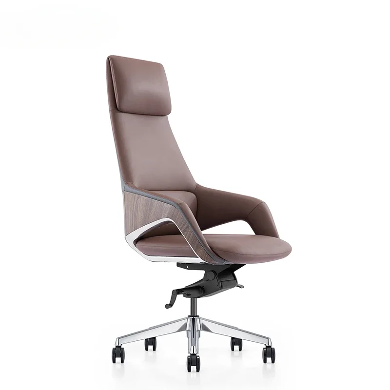 

Minimalistic Swivel Ergonomic Chair Manager Executive Leather Office Chair