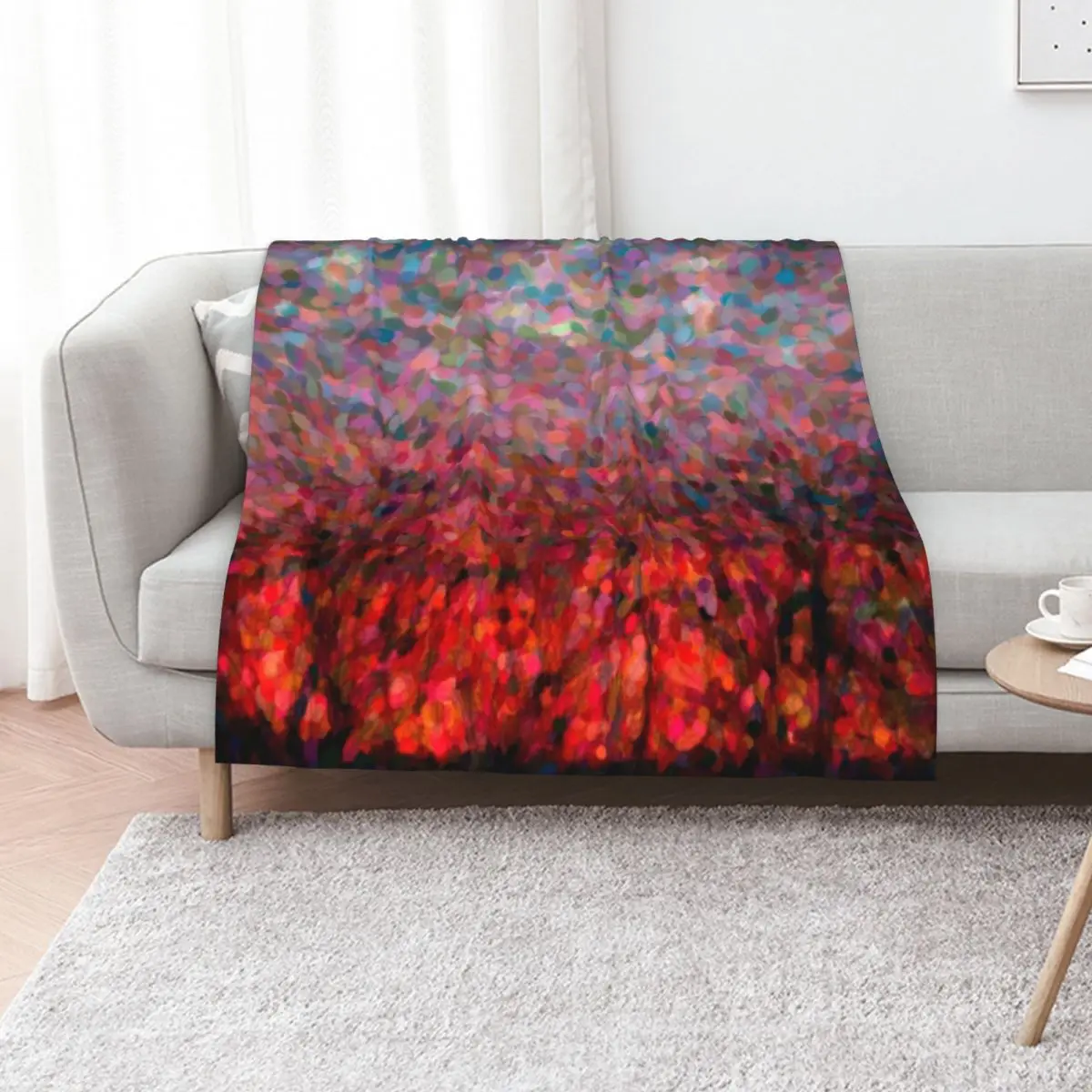 

Warm Winter Sky Throw Blanket Flannels Beach Kid'S Cute Blankets