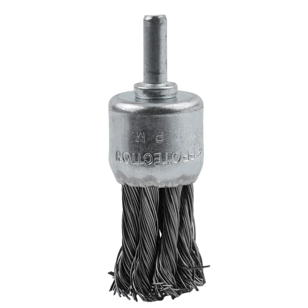 Heavy Duty Steel Knot Wire End Brush Effective Solution for Rust and Paint Removal with For Die Grinder or Drill