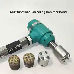 Electric diamond one headed handheld litchi surface chiseling device concrete floor roughing machine