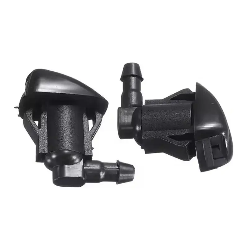 Car Front Windshield Washer Valve Sprinkler 2Pcs Heat Resistant Replacement Parts for E120 XV3 All Weather Use
