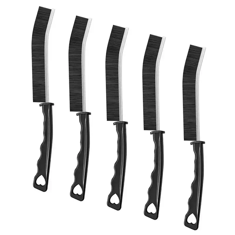 

Hard Bristle Gap Brush 5 Pcs: Multifunctional Tile Cleaner for Bathroom, Kitchen & Window Crevice Household Use