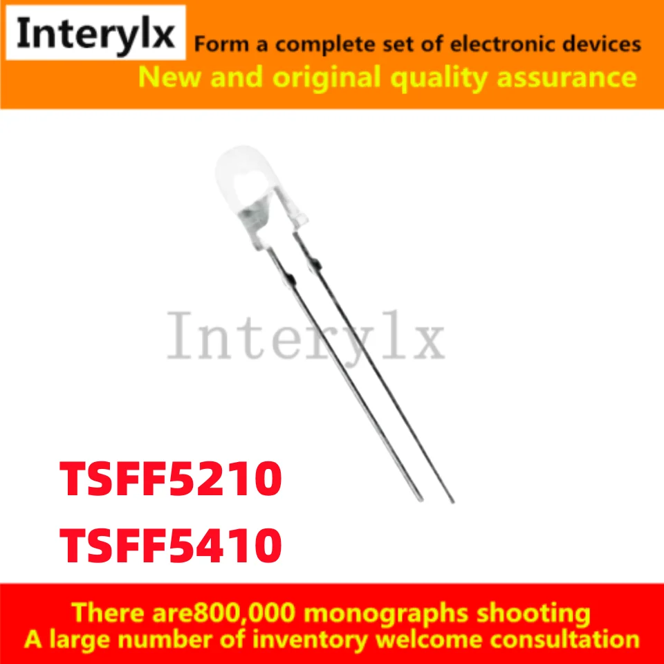 10Pcs/Lot Original TSFF5210 TSFF5410 TSFF 5210 5410 High-speed infrared emitter 5mm wavelength 870nm angle ±22° 10°