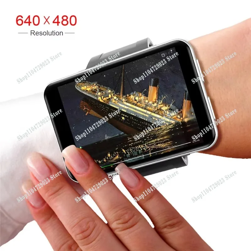 DM100 smart watch Android system with positioning system Sports watch with dual camera touch control