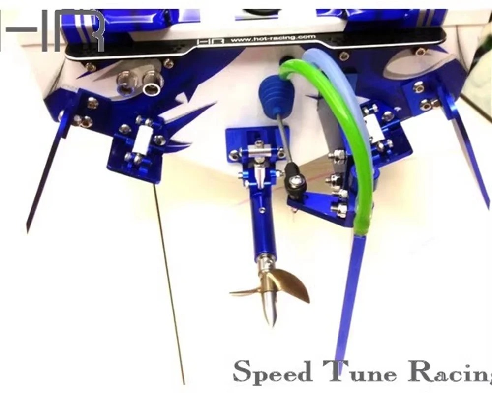 La spartana per barche HR Traxxas aumenta la staffa regolabile del timone di coda in lega di alluminio