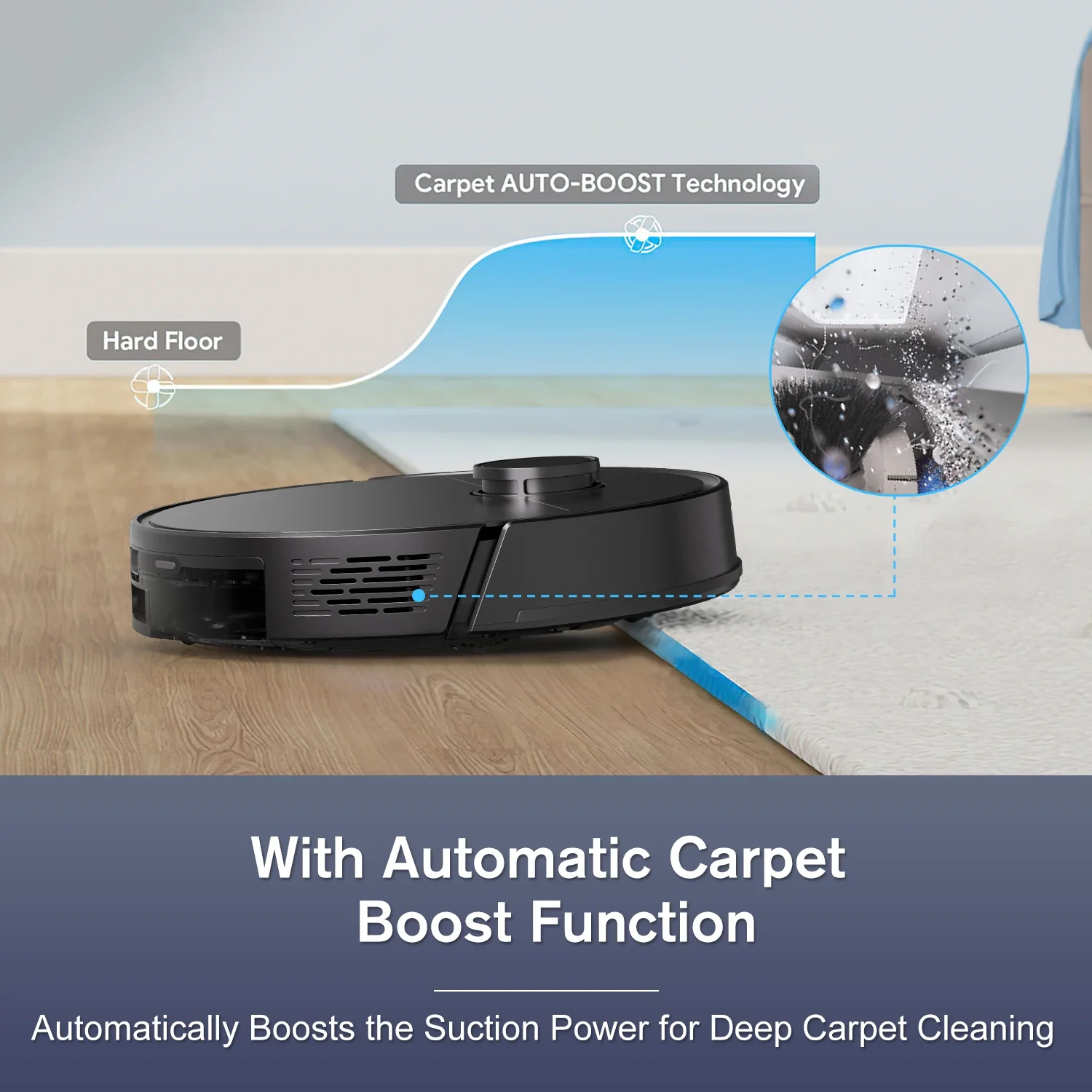 3000Pa Powerful Suction Multifunctional Lidar Smart Automatic Cleaning Mopping Robot Vacuum Cleaner