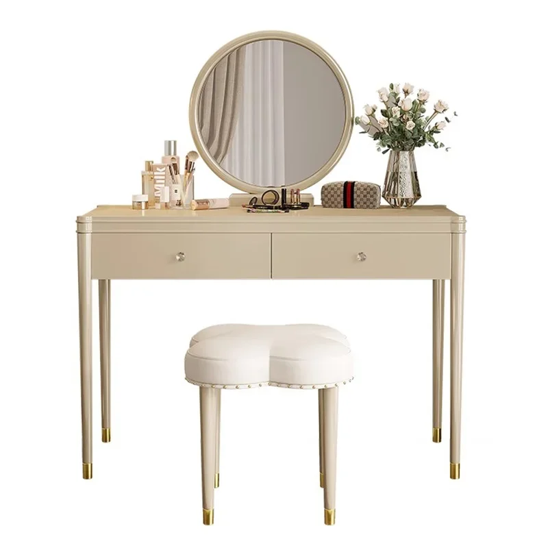

Ювелирные изделия для стола, современная гостиная, туалетная комната для макияжа, роскошный женский туалетный столик, стул, шкаф, белая модная мебель Penteadeira