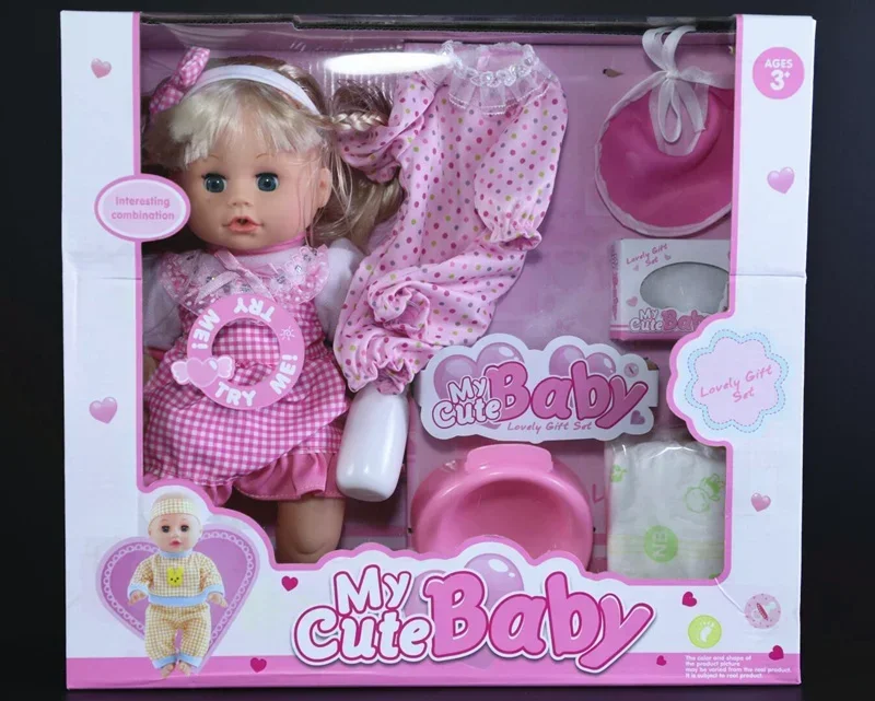 Reborn Baby Dolls para menina, alimentação piscando, água potável, xixi e conversa, boneca falando, modelo de bonecas macias, presente para recém-nascidos, 32cm, novo