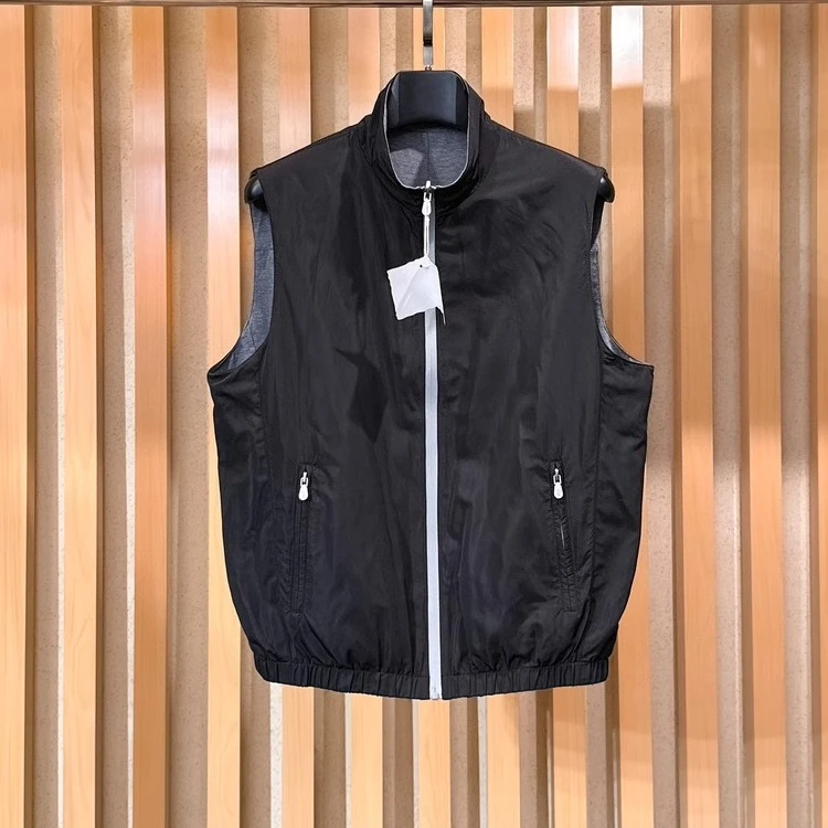 

BC Italian wool fiber casual old money style double-sided vest