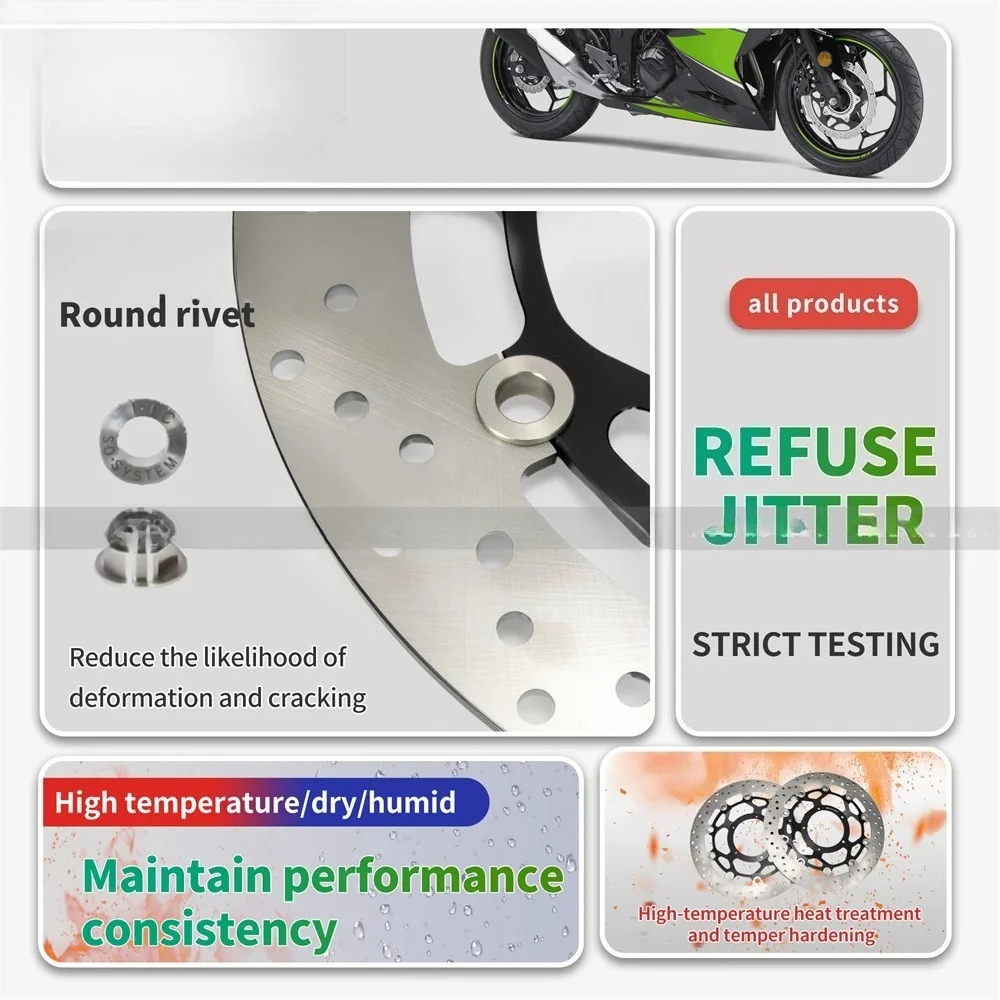 

Fit for 2021 - 2025 HONDA FORZA 750 NSS750 Motorcycle Front Brake Disc Rotor NSS 750 2022 2023 2024 2025