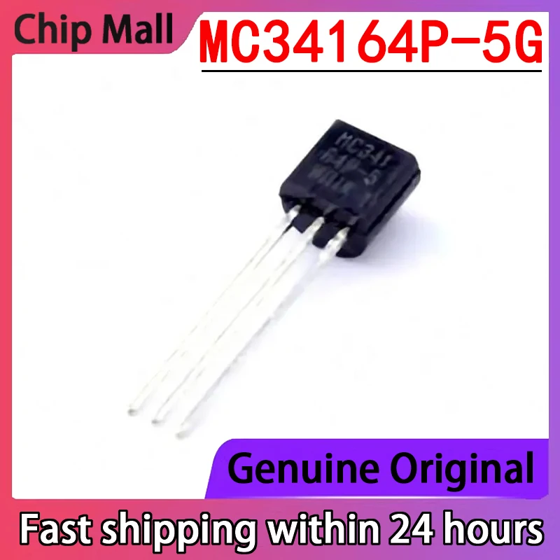 10PCS Brand New MC34164P-5G MC34164P Packaging TO-92 Monitoring and Reset Chip Original Stock