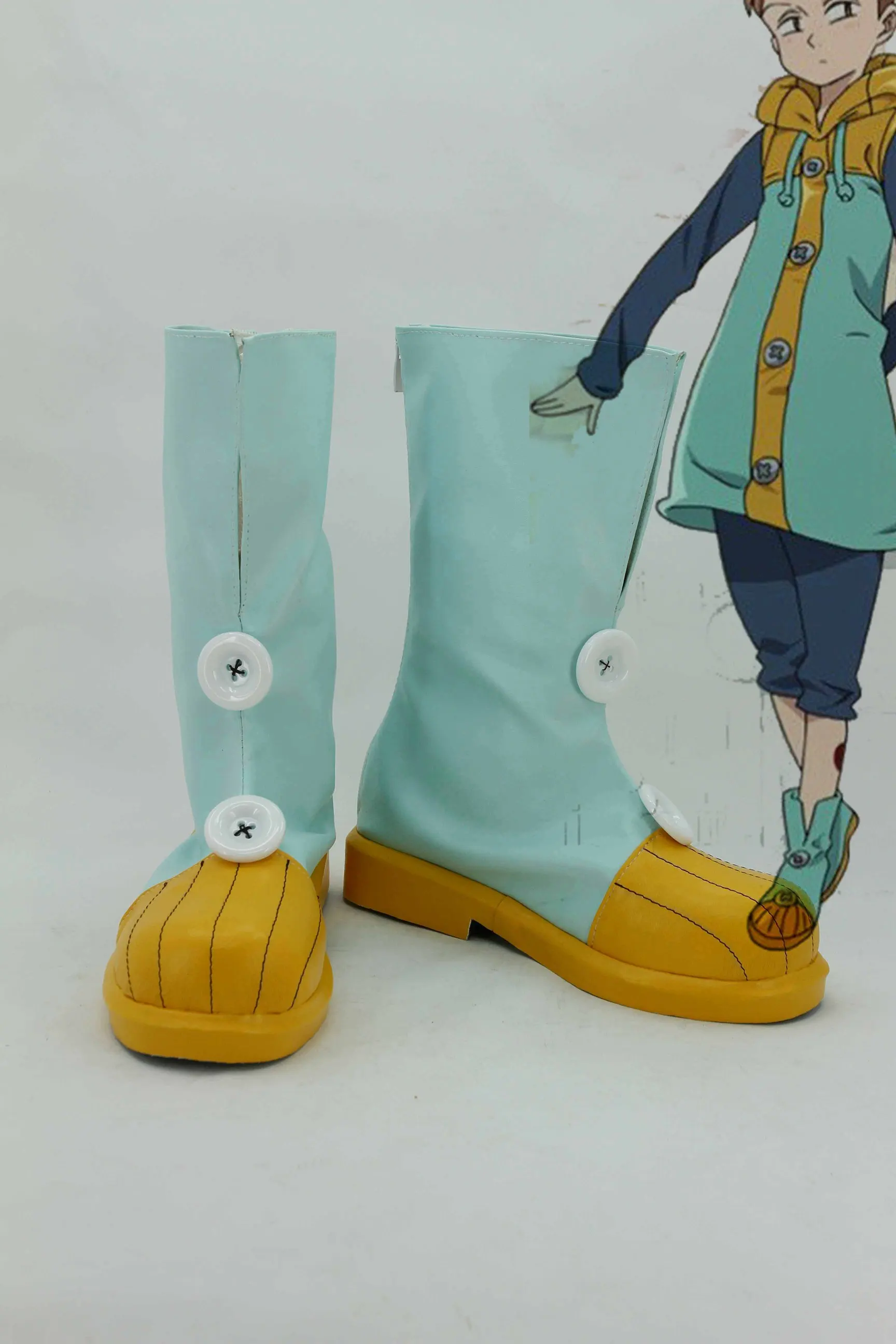 

Аниме «Семь смертных грехов» Grizzly's Sin of Sloth Harlequin King Обувь для косплея Сапоги Карнавальные вечерние сапоги для Хэллоуина