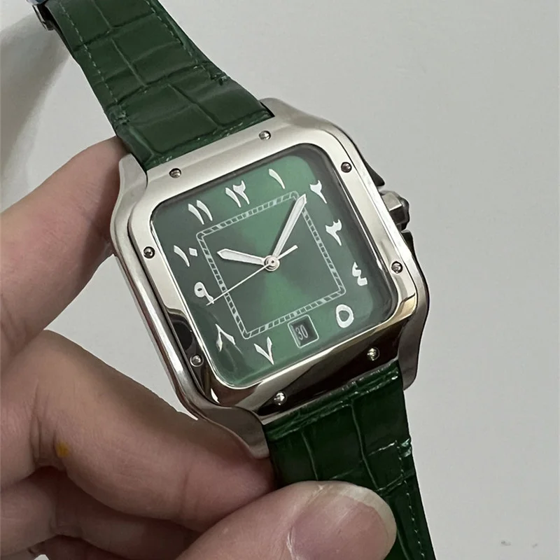 

2025 New Style Santos Series Men's Luxury Noble Fashion Exquisite Watch Couple Model Stainless Steel Automatic mechanical Watch
