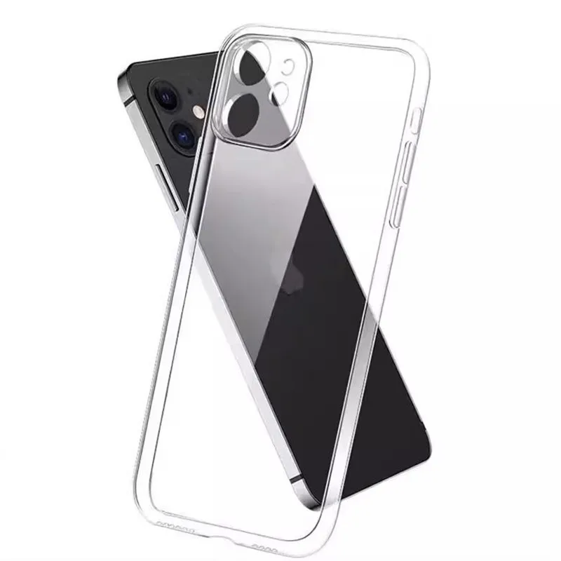 Ultra Thin Clear Crystal Soft TPU Silicone Phone Case for Apple iPhone 14 13 11 pro Max 12 mini XR XS 8 7 6 Plus 4s 5 5C 5S