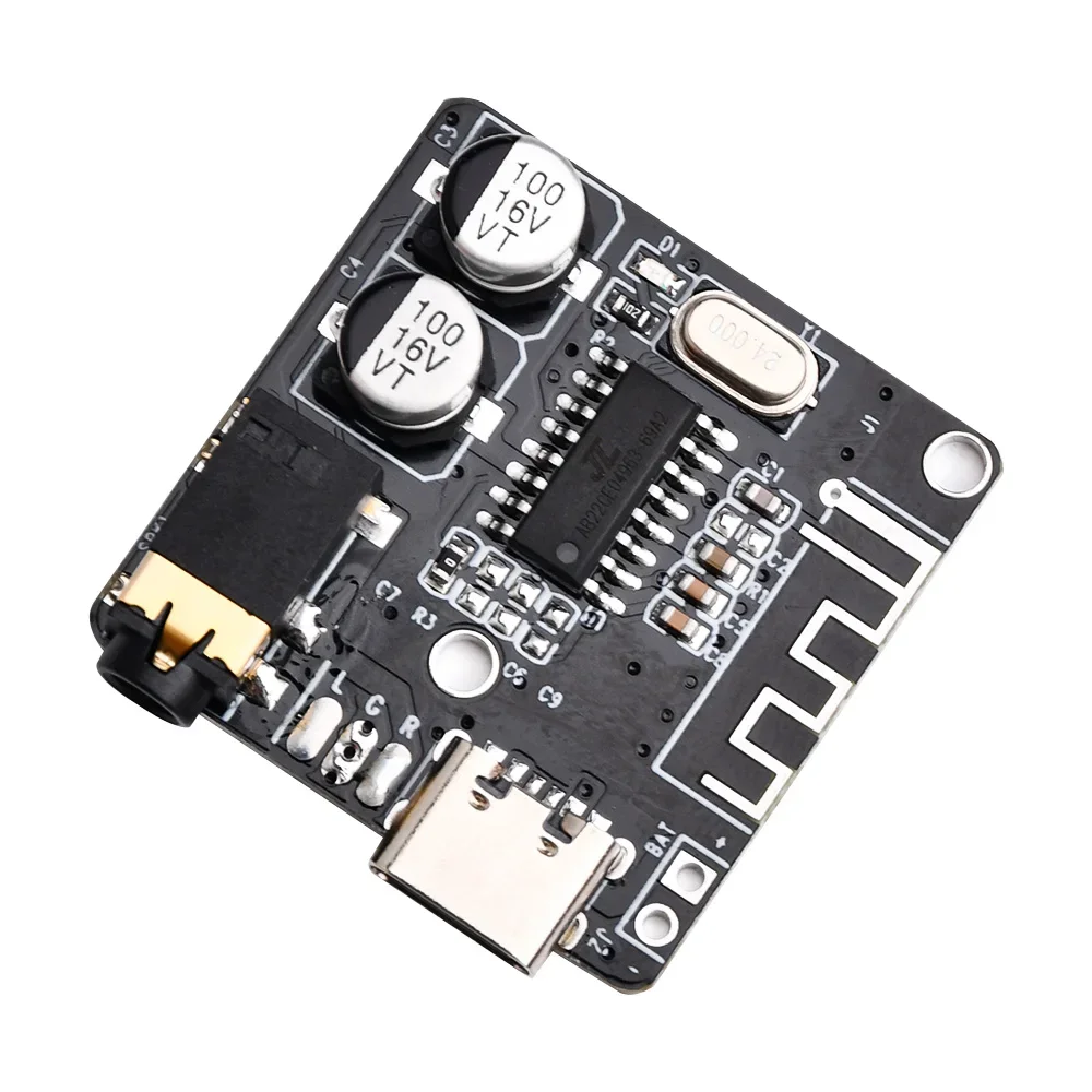 VHM-314 Wireless Stereo Music Module Audio Aux Bluetooth-Compatible 4.1/5.0 MP3 Decoding Player Board Type-C Micro USB 5V Power