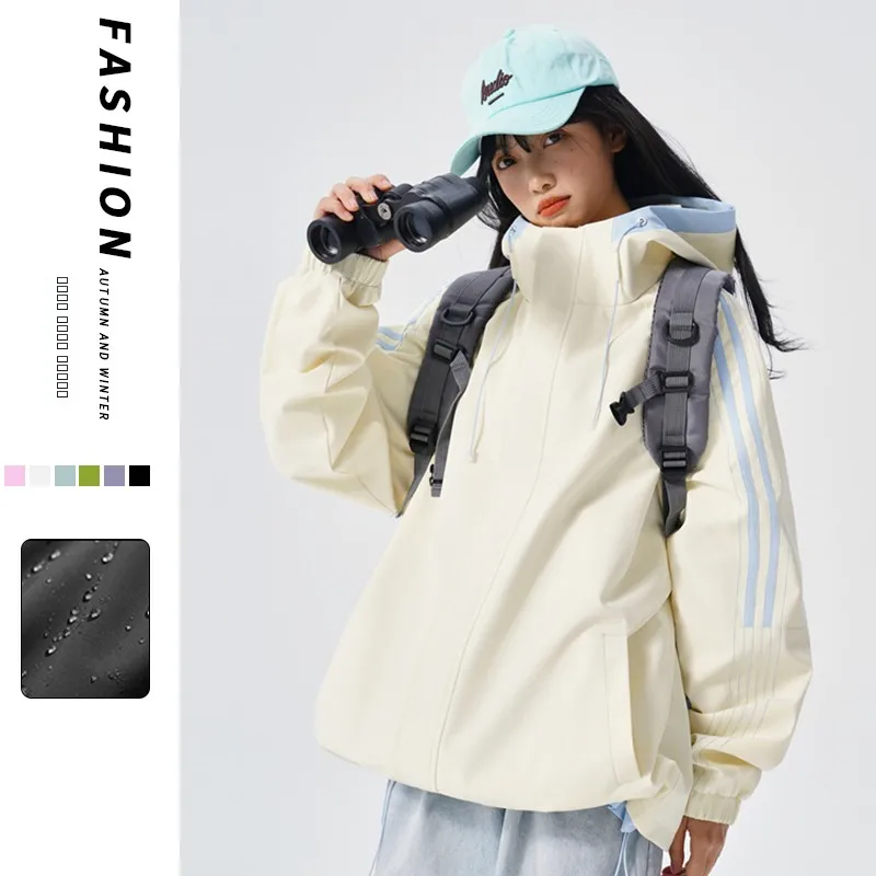 

Весенняя новинка: худи-куртка унисекс для мужчин и женщин, подростков, из прочного полиэстера, стандартной длины, модная верхняя одежда