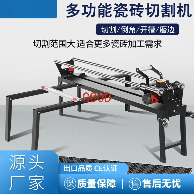 Automatic tile cutting machine, multi-functional 45-degree chamfer push knife
