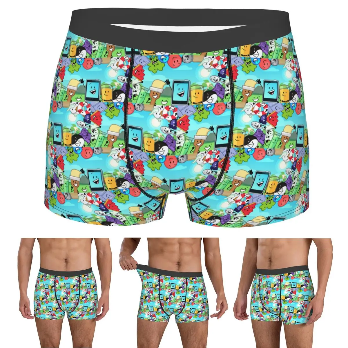 

Boxer Underpants Shorts Inanimate Insanity Invitational Panties Men Soft Underwear for Homme Man Boyfriend Gifts