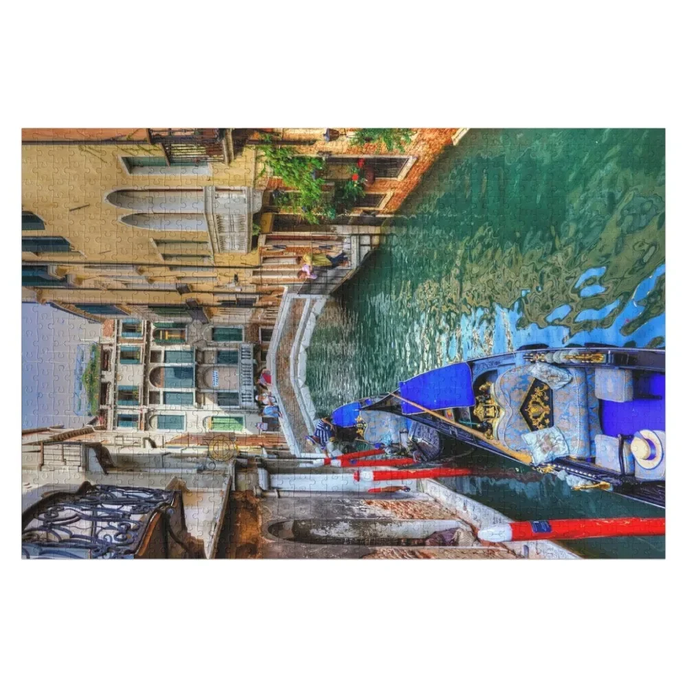 

Venice Canal Jigsaw Puzzle Personalized For Kids Personalized Gift Personalized Name With Photo Puzzle