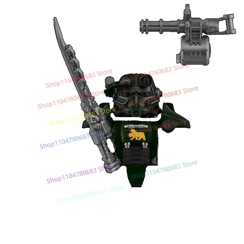 Bloques de construcción MOC WM2924 WM2928 WM2930 Warrior Mini figura de acción modelo de ensamblaje exhibición Anime accesorios de dibujos animados juguete para regalo