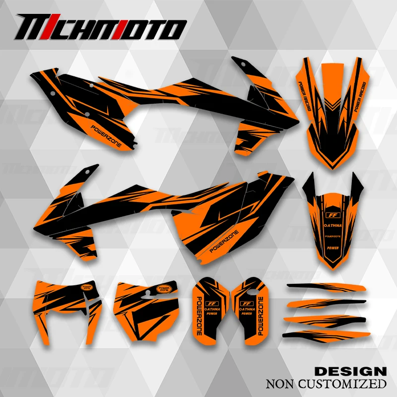 

MCHMFG для KTM SXF 2016 2017 2018 EXC 2017 2018 2019, новый стиль, графические наклейки, наборы наклеек