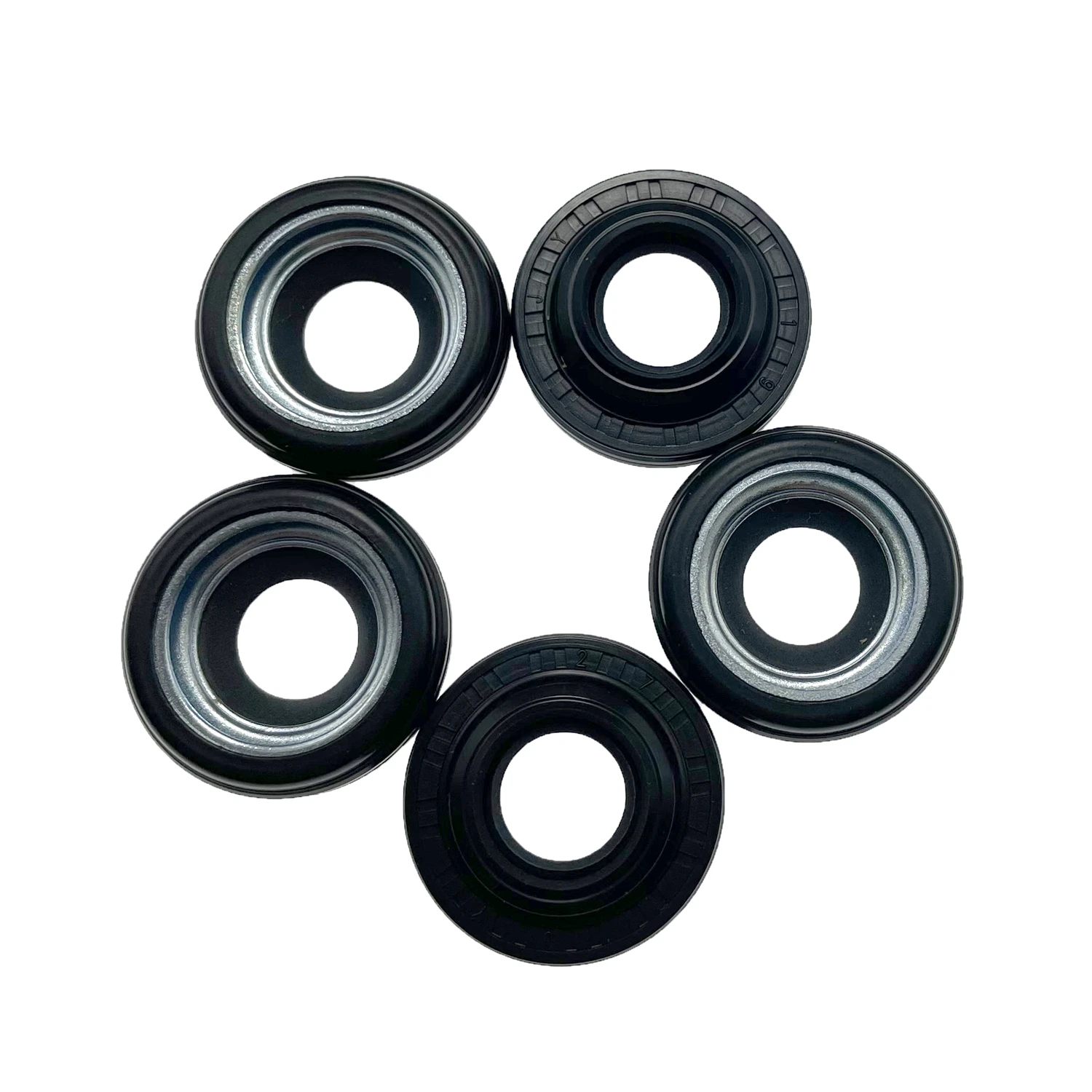 100 Pieces Auto A/C Compressor Shaft Seal Oil Seal Stamp for Saden TR70 R134a Compressor Repair Parts