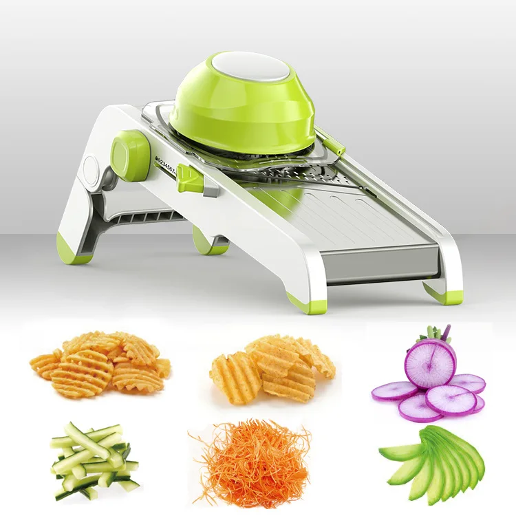 

[Amazon explosion] High-grade stainless steel multi-functional vegetable cutter, shredding and slicing machine, wire planer, veg