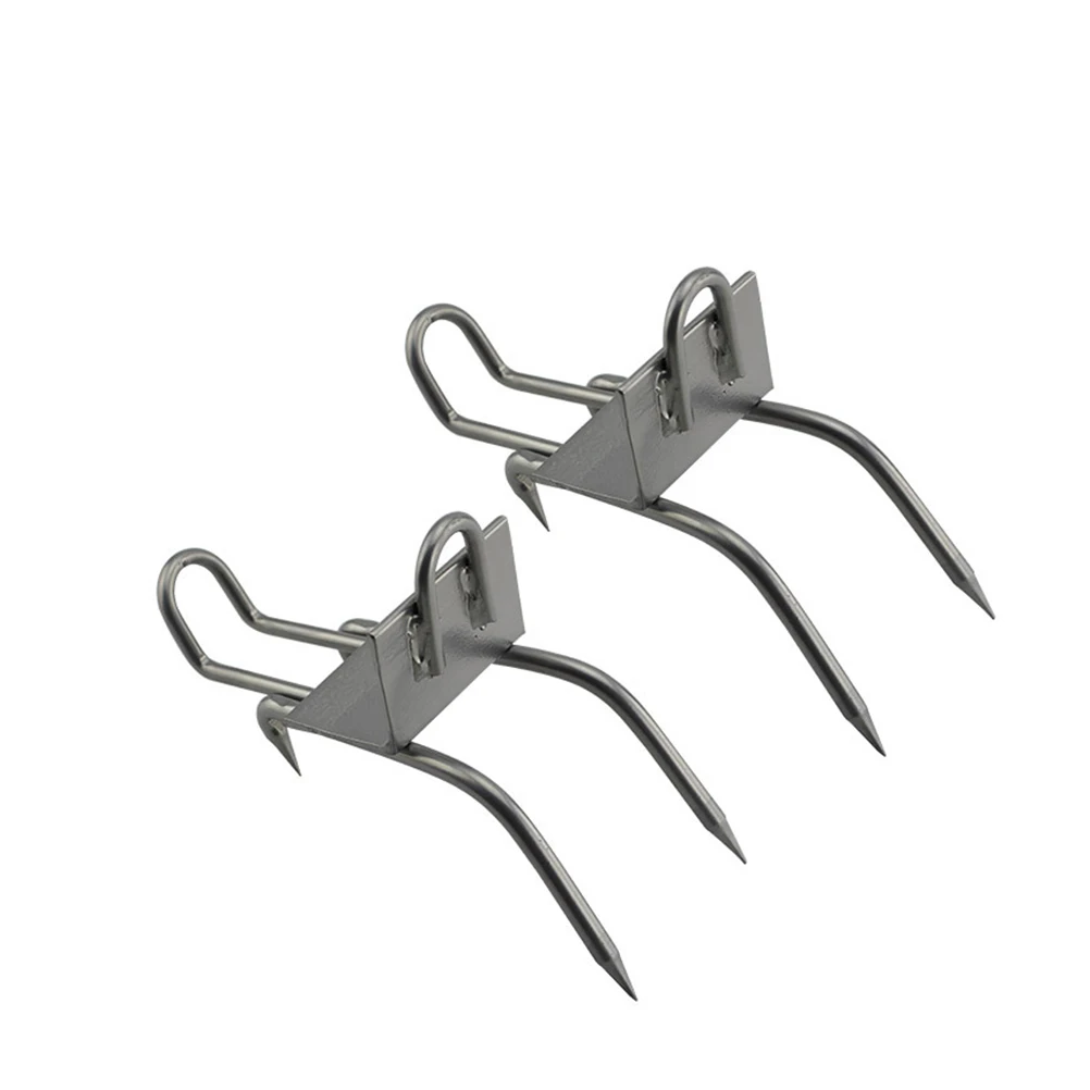

Carbon Steel Anti Sliding Tree Climbing Spikes Durable Wear Resistant Claw Style Thickened Foot Plate Elastic Bands Multipurpose