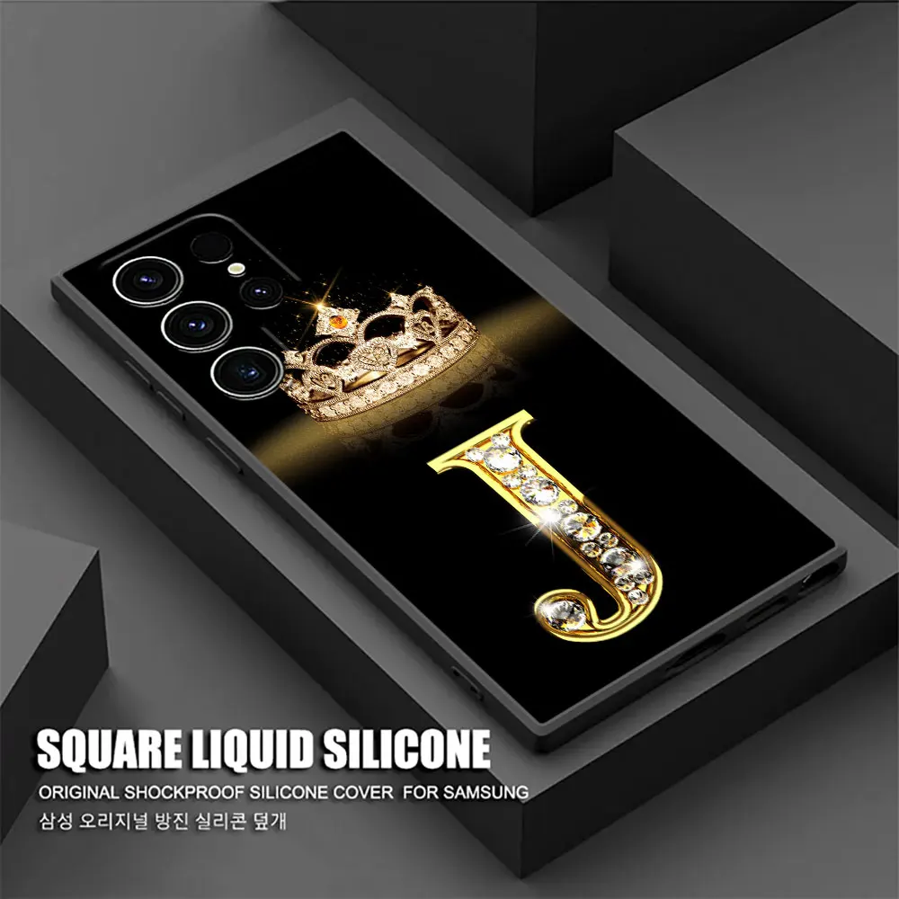 رسالة M L E T K J I U S25 الترا حافظة لهاتف سامسونج جالاكسي S25 S24 S23 S20 S21 FE S22 Ultra S10 S24 Plus 5G حافظة لينة غطاء الهاتف