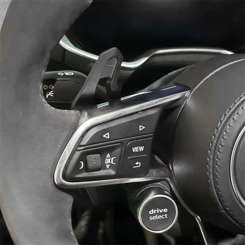 Volante de alumínio da pá do volante do carro, Audi A4 B9 S4 A5 S5 A6 S6 A7 A8 S8 Q3 Q5 SQ5 Q7 R8 RS6 C7 TT TTRS URUS estilo