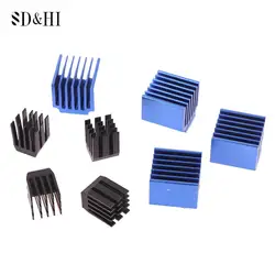 4Pcs/pack 3D Printer Parts Stepper Motor Driver Module Radiator Cooling Block Radiator Printer Heat Sink