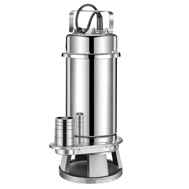 

All stainless steel submersible pump 220V high lift pumping pump agricultural drainage and irrigation cutting sewage pump