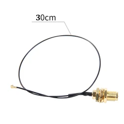 30cm 2Pcs MHF4 to RP-SMA 0.81mm RF Pigtail Cable Antenna For Intel AX200 9260NGW 8260NGW 8265NGW NGFF M.2 WiFi Card