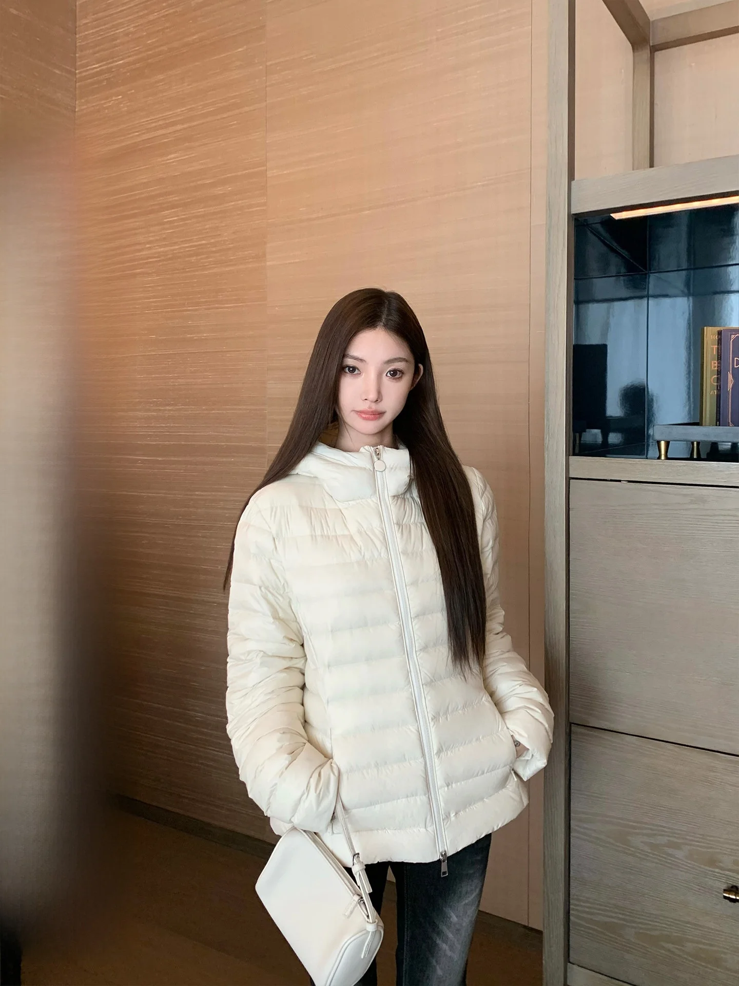 

Легкий приталенный женский пуховик Buleng, теплый, прямой крой, без капюшона, для повседневной носки, 90% белый пух