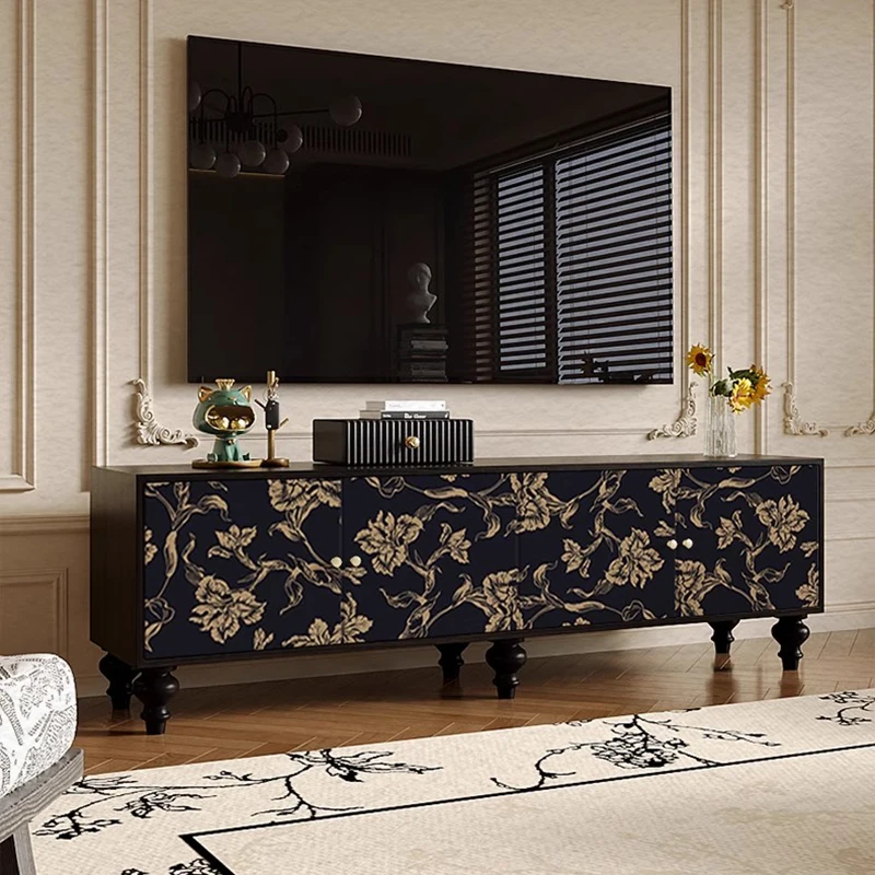 

European Premium Tv Stand With Storage Unique Mid Century Retro Tv Stand Beauty Elegant Mobiletto Porta Tv Living Room Furniture