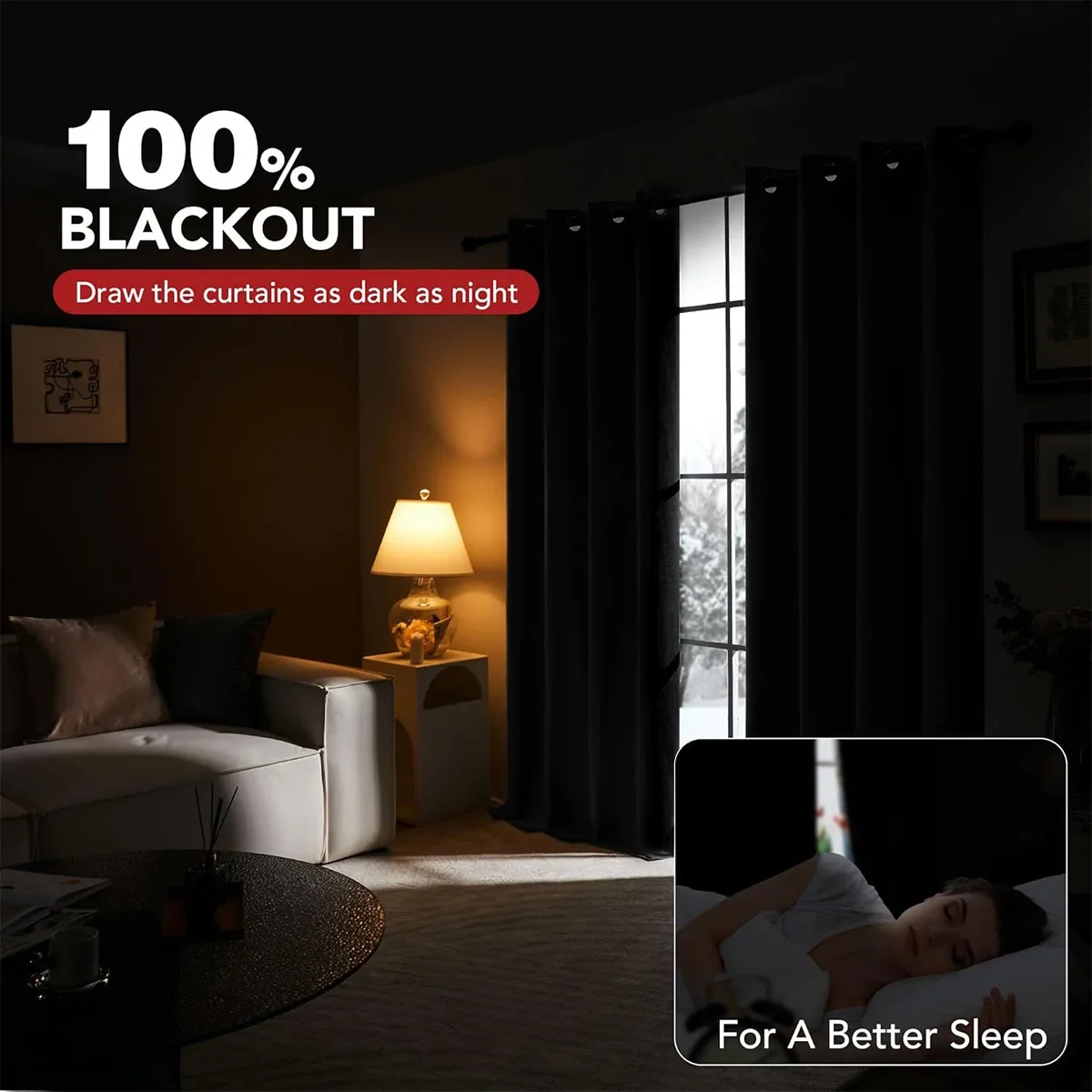 ستارة تعتيم شتوية سميكة حرارية مع بطانة قطنية معزولة مقاومة للرياح لتقليل الضوضاء في غرفة النوم وغرفة المعيشة ستارة Шори #2