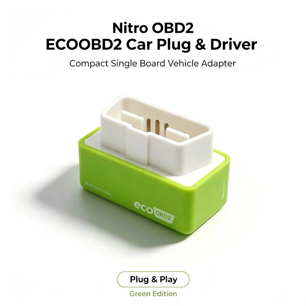 OBD2 ECOOBD2 Chip Tuning Box 16Pin OBD‑II Plug & Play Car Fuel Saver Device For Benzine Cars Single Board Version